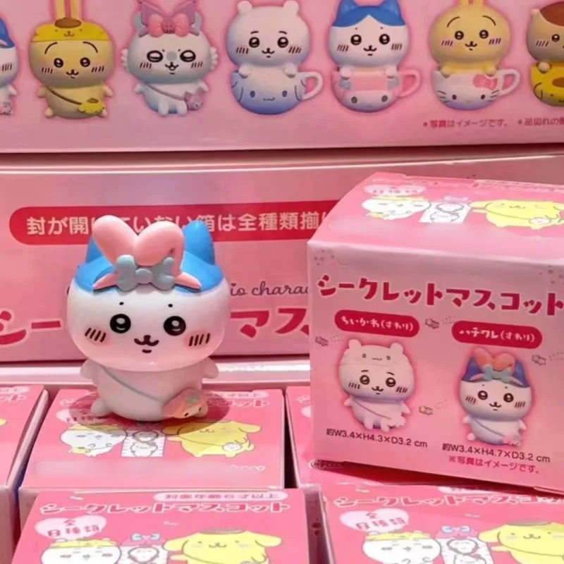Chikawas شخصيات كرتونية كوب كرتوني Chikawas Hachiware Usagi كارتون لطيف نموذج لجسم الحلي صندوق جمع اللعب هدية #4