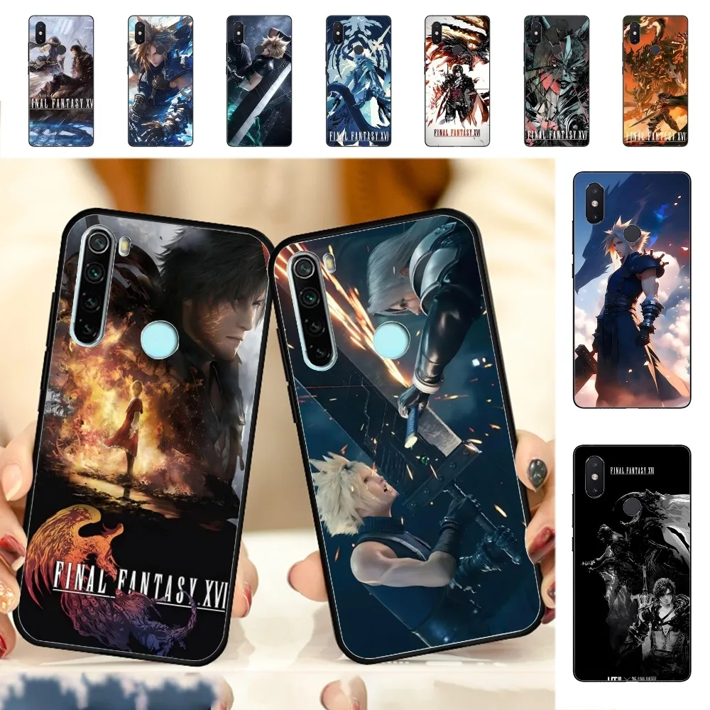 F-Final F-Fantasy Phone Case For Redmi Note 4 X 5 A 6 7 8 T 9 9S 10 11 11S 11Epro Poco M3 pro