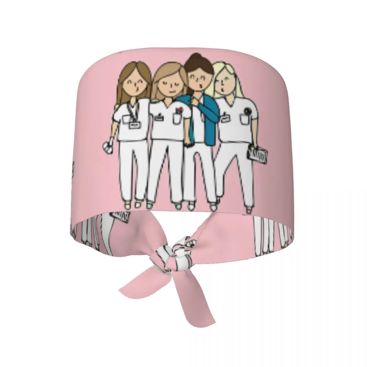 Nurse Medicine Doodle Cartoon Scrubs Caps Nursing Surgical Cap for Men Women Nurse Dentist Spa Working Hats Cap