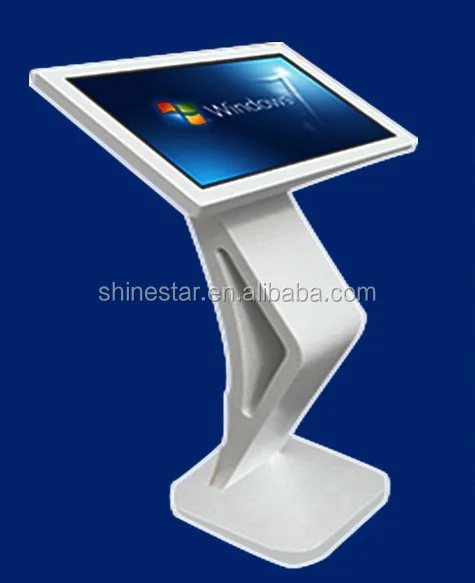 27 Inch LED Signage Information Interactive Display PC Touchscreen Kiosk Stand I3 I5 I7 Cpu