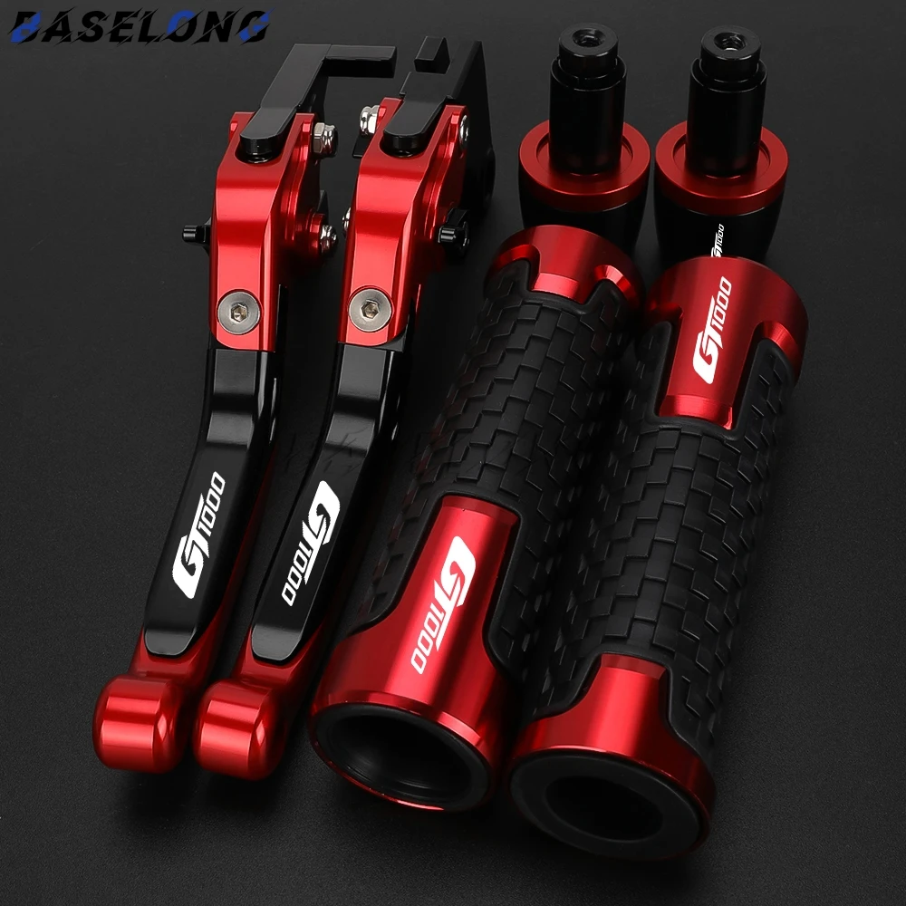 

For DUCATI GT1000 GT 1000 2006 2007 2008 2009 2010 Motorcycle Accessories Adjustable Clutch Brake Levers Handle Bar End Grip Cap