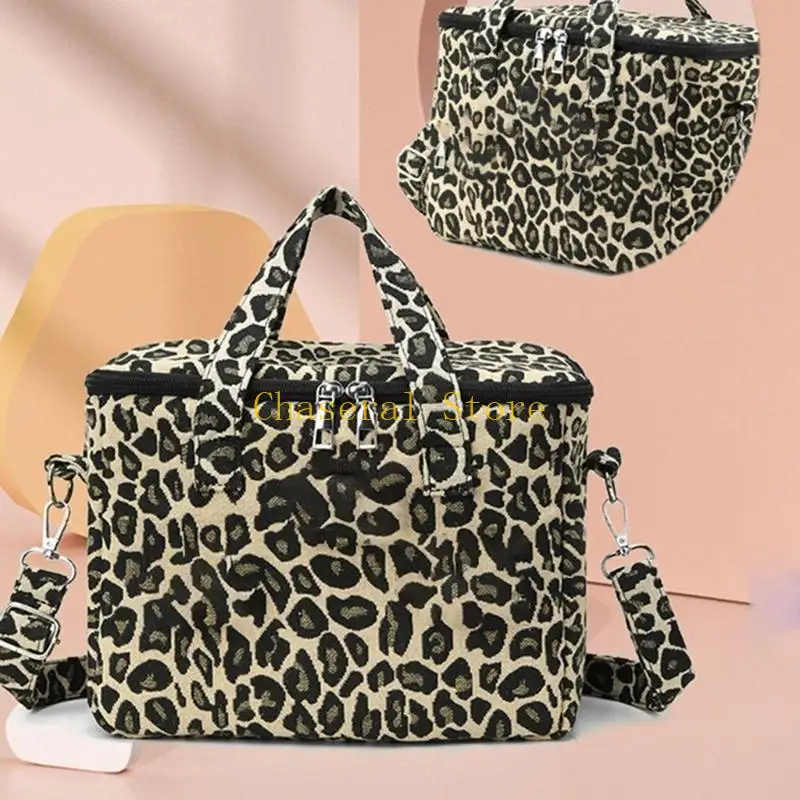 Accessorio per passeggini multiuso E7CE con cinturini regolabili Tenda Modelli leopardo Organizzatori passeggini per