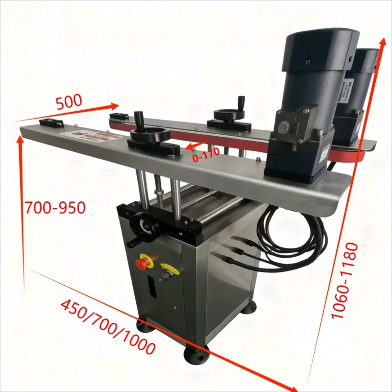 Bottom Coding Bottomless Side Transfer Belt Conveyor Clamp Bottle Conveyor