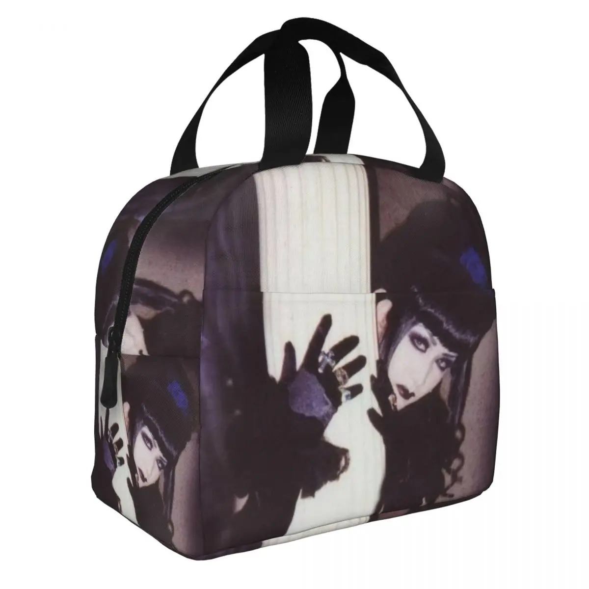 Custom Malice Mizer Mana Sama Moi Meme Moitie Thermal Insulated Lunch Bag Women Portable Lunch Container Multifunction Food Box