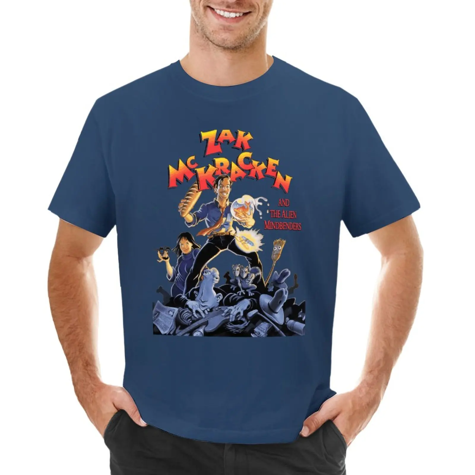 

Zak McKracken and the Alien Mindbenders T-Shirt sweat quick drying Men's t-shirts