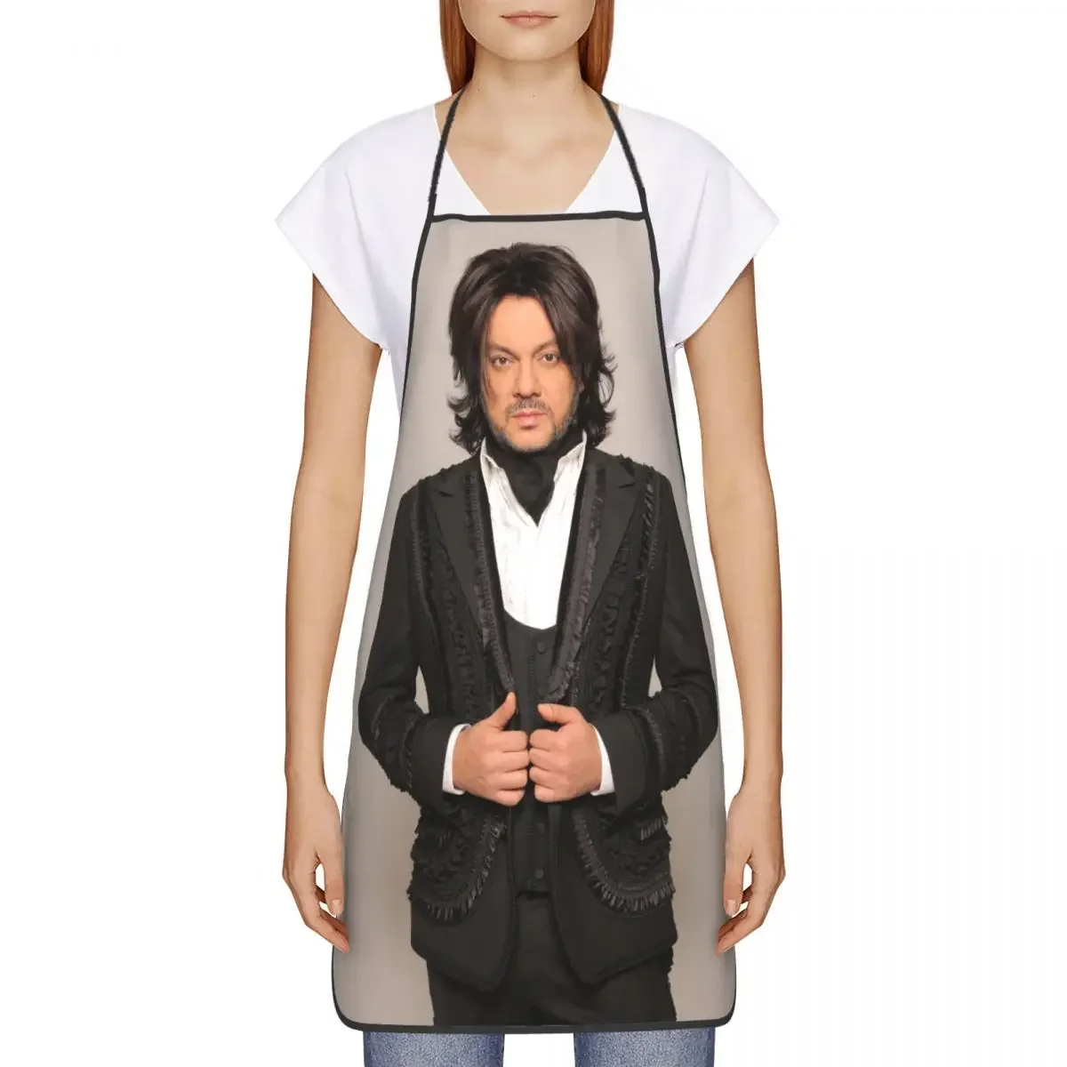 Handsome Philipp Kirkorov Aprons for Women Men Russian Singer Adult Unisex Kitchen Chef Bib Tablier Cuisine Cooking Baking