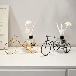 Tricycle Modern Golden Candle Holder Home Decorations Candlestick Stand For Candles Container Christmas New year Room Table Deco