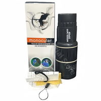 Outdoor Portable 40x60 High Definition Green Film Monocular Telescope HD Scope Low Light Hiking Concert Photography Telescope