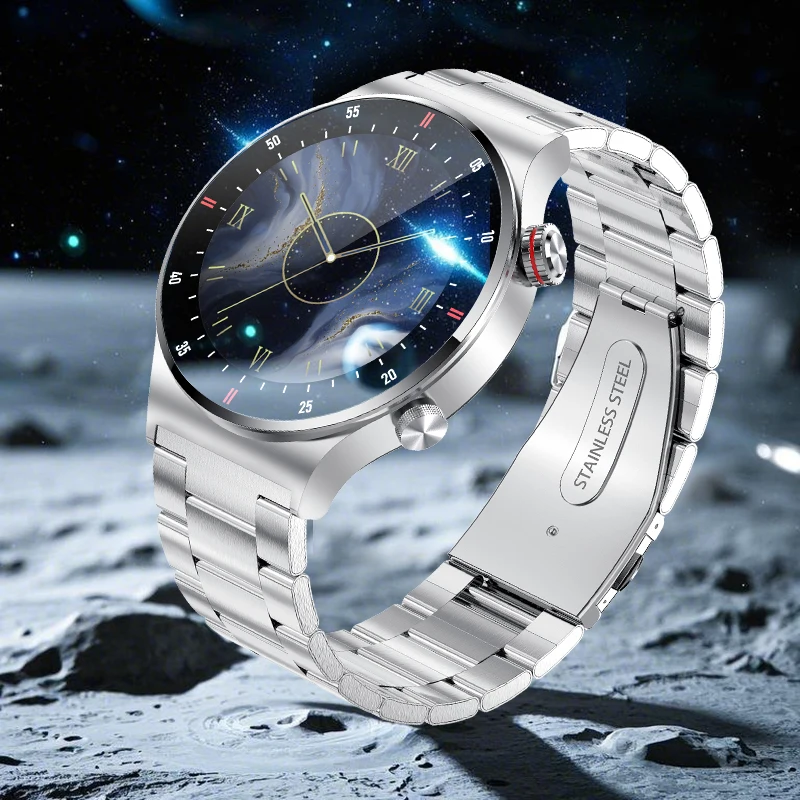 

GPS NFC ЭКГ + PPG Бизнес Смарт-часы Мужчины Bluetooth Вызов Здоровье Мониторинг сна Несколько спортивных режимов Водонепроницаемые умные часы для мужчин