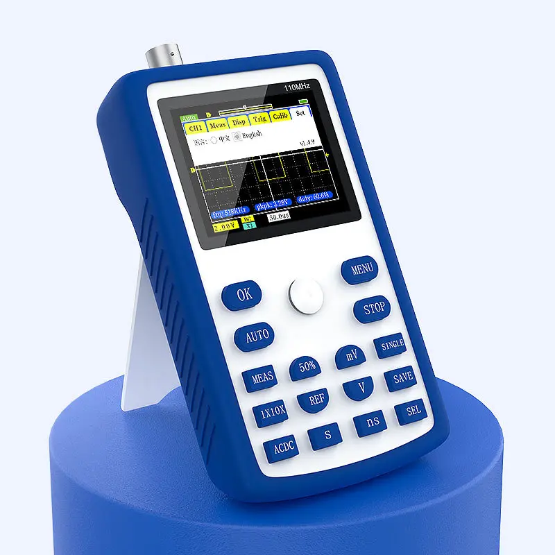 FNIRSI-1C15 Professional Digital Oscilloscope 500Mbps Sampling Rate 110MHz Analog Bandwidth Support Signal Store