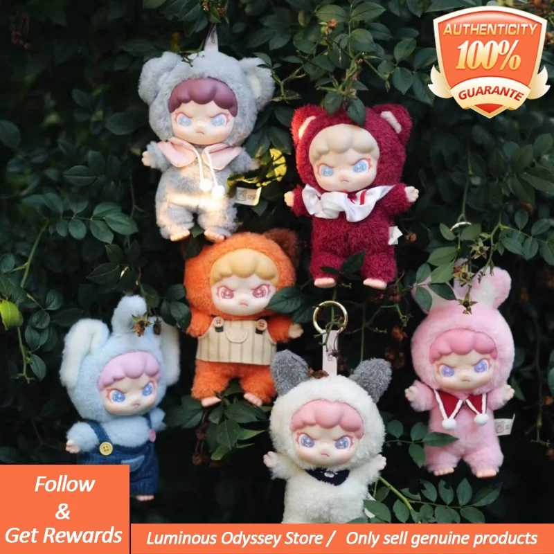Echte Dora Furry Animal Series V1 Mystery Box Blind Box Kawaii Vinyl Pluche Pop Collectibletrendy Speelgoed Tas Hanger Verjaardagscadeau