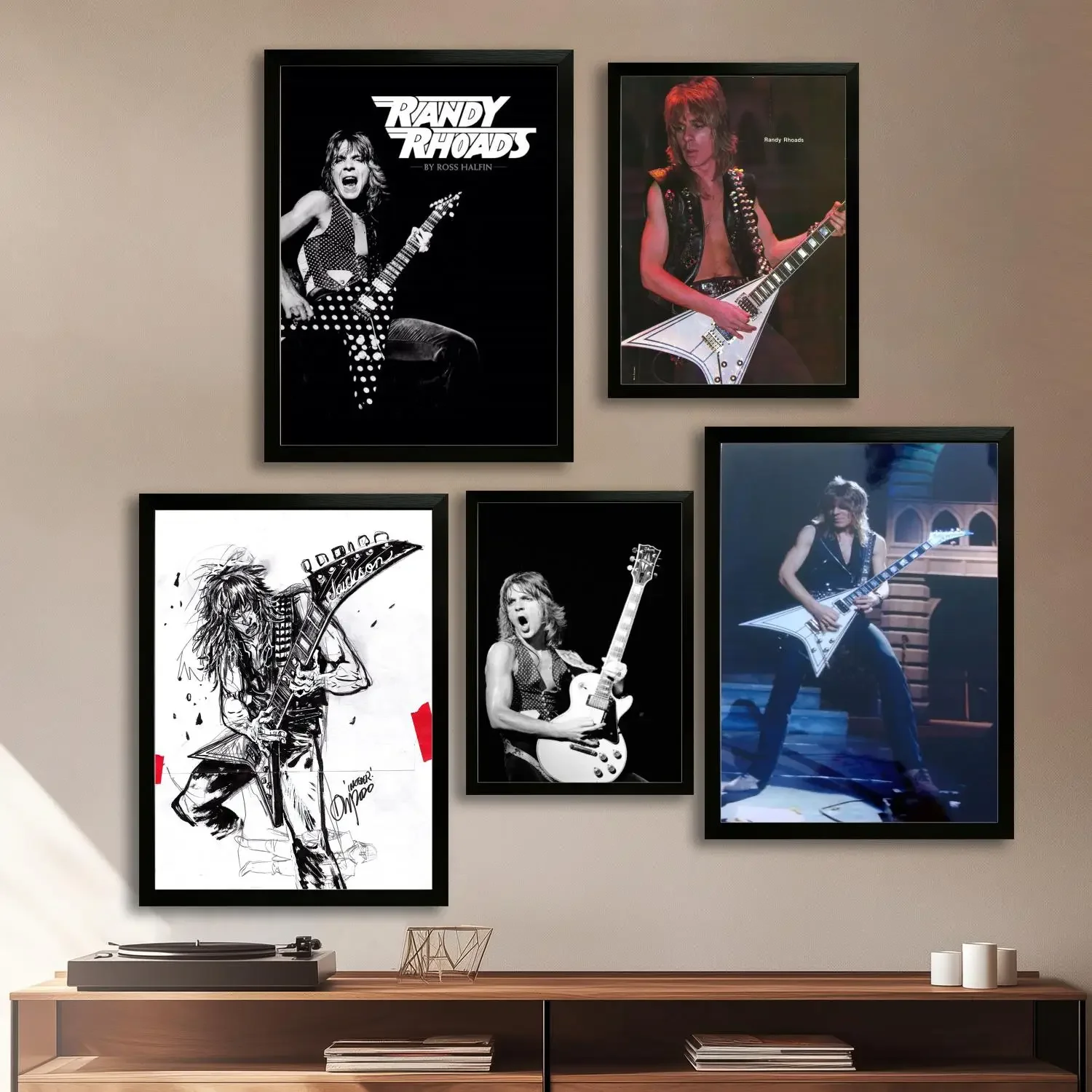 randy rhoads Canvas Art Poster, Wall Art, Picture Print, Modern Family, Bedroom Decor, Posters,Decorative painting