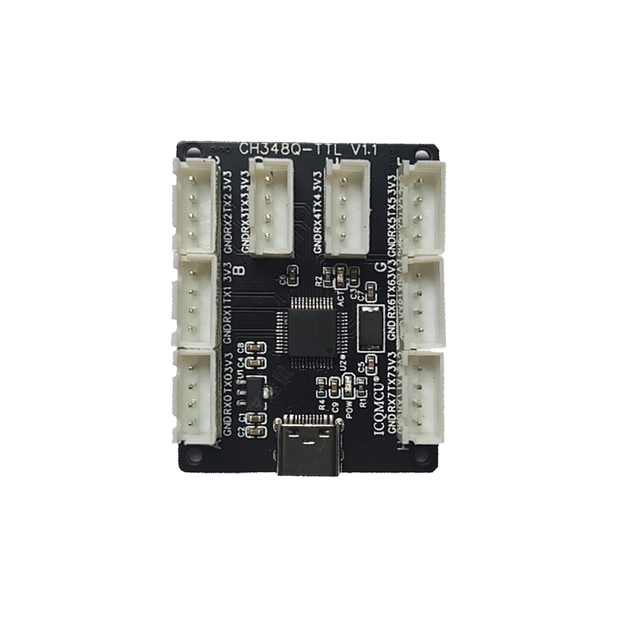 CH348 module Type-C 8-way multi-channel serial port expansion board module USB-TTL module CH348Q Type-C