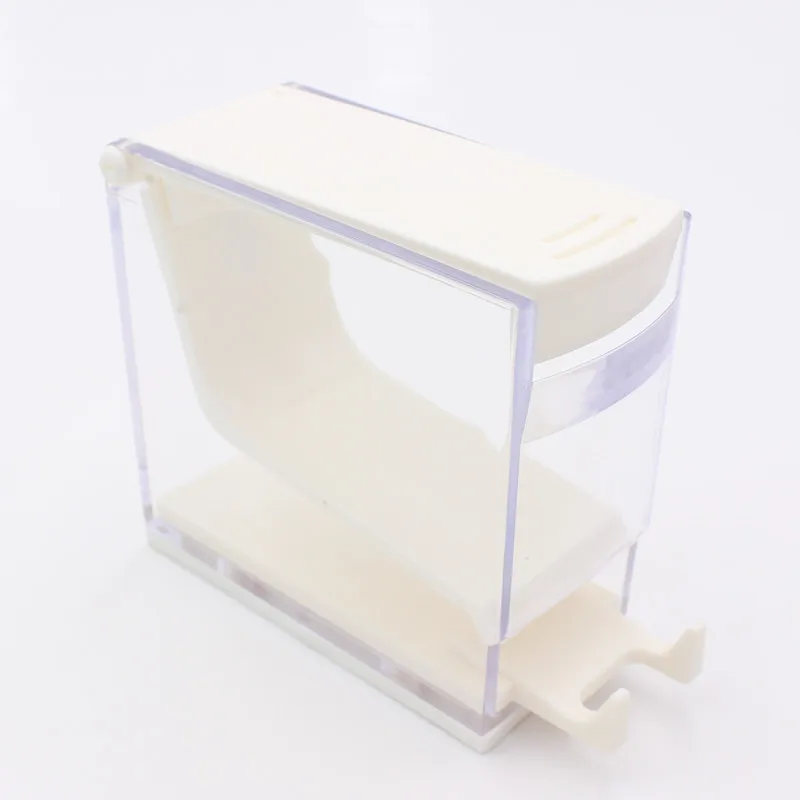 Dental Cotton Roll Dispenser Holder Press Type Box White Blue Color Orthodontics Products Dentistry Lab Supplies