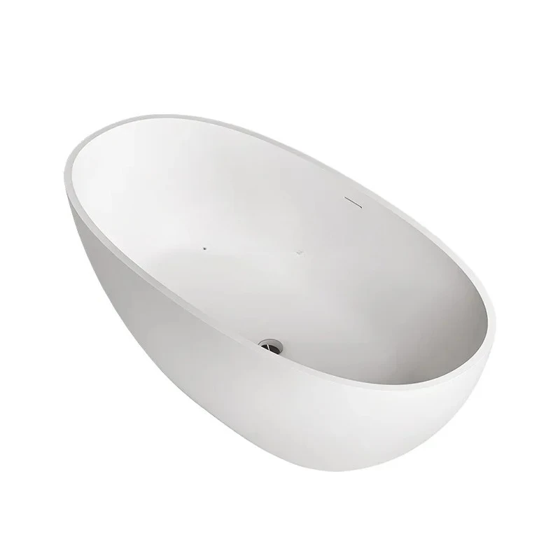 

Polymer artificial stone bathtub Household independent bathtub Small apartment bath tub