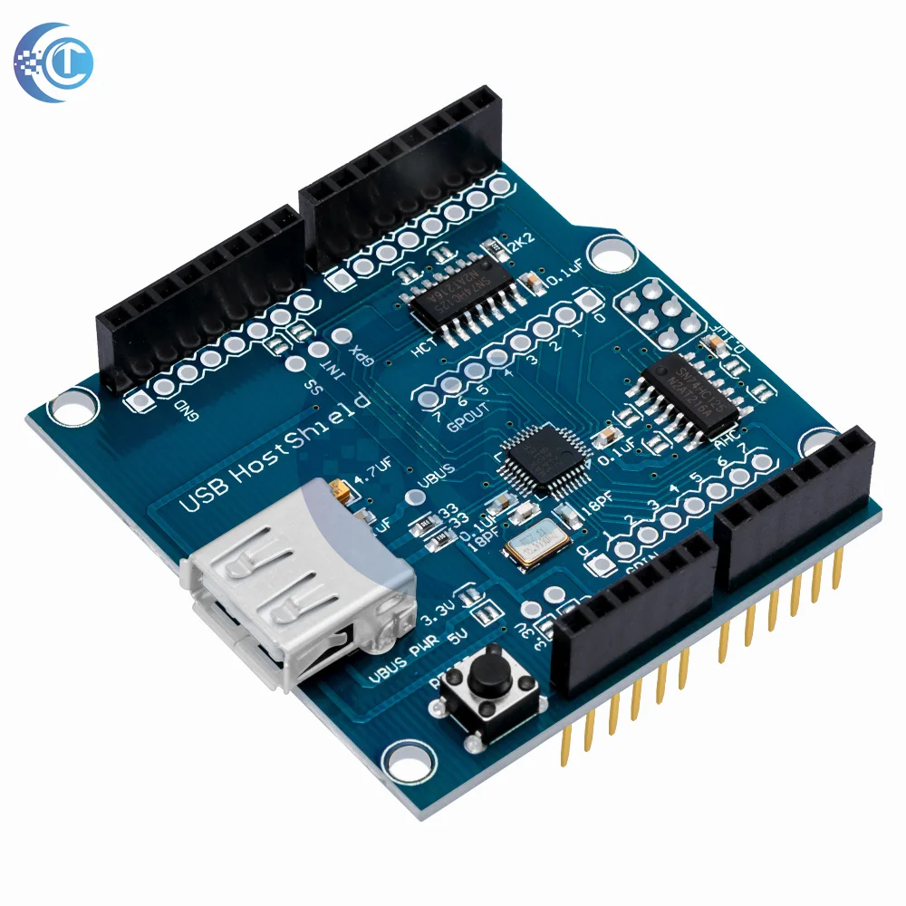 USB Host Shield 2.0 for Arduino UNO MEGA ADK Compatible for Android ADK DIY Electronic Module Board