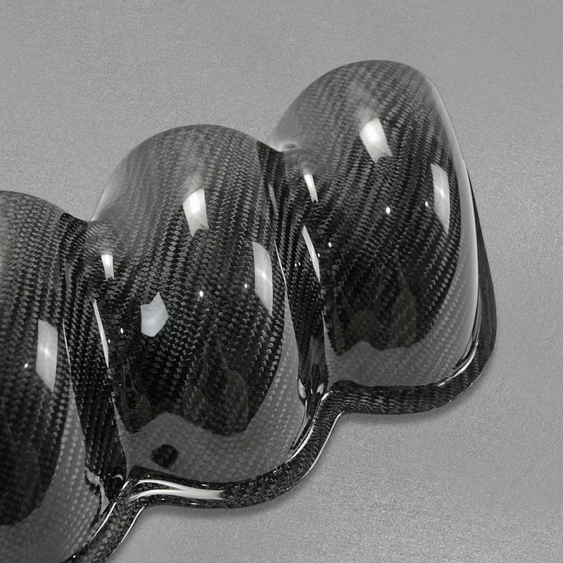 Carbon Fiber for Mitsubishi Evolution evo 7 8 9 LHD Dash Triple Gauge Pod (60mm) car BodyKits - view 6