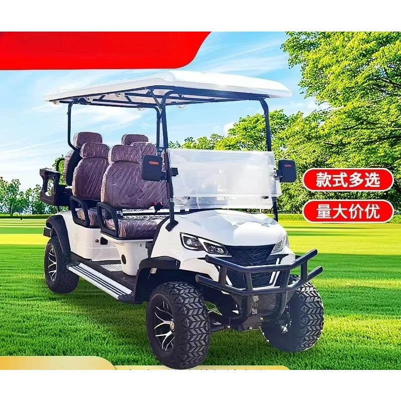 2-4-6 electric scenic tourist park reception four-wheeled sightseeing car