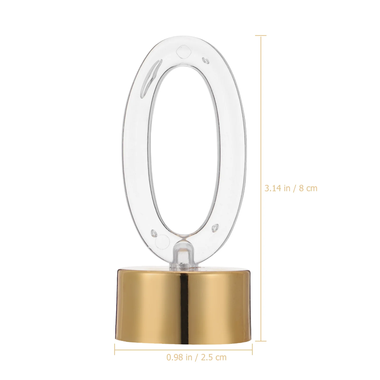 Zahl Kuchen Topper Digitale Licht Rauchlose Lampe LED Geburtstag Hochzeit Dekor