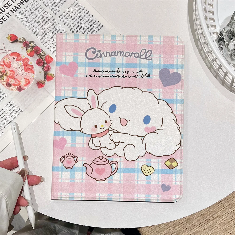 

Чехол Cinnamoroll для Ipad Air 11 M3 M2 5 4 3 10,9 10 9 A16 11th Pro11 M4 Mini 6 7 10,2 2025 9,7 7,9 Чехол с слотом для карандашей