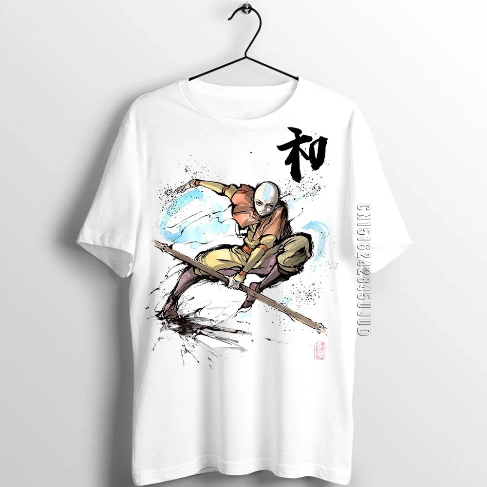 Unix T Shirt Men Guys The Last Airbender Aang Zuko Katara Toph Sokka Printed Art Artwork Tee