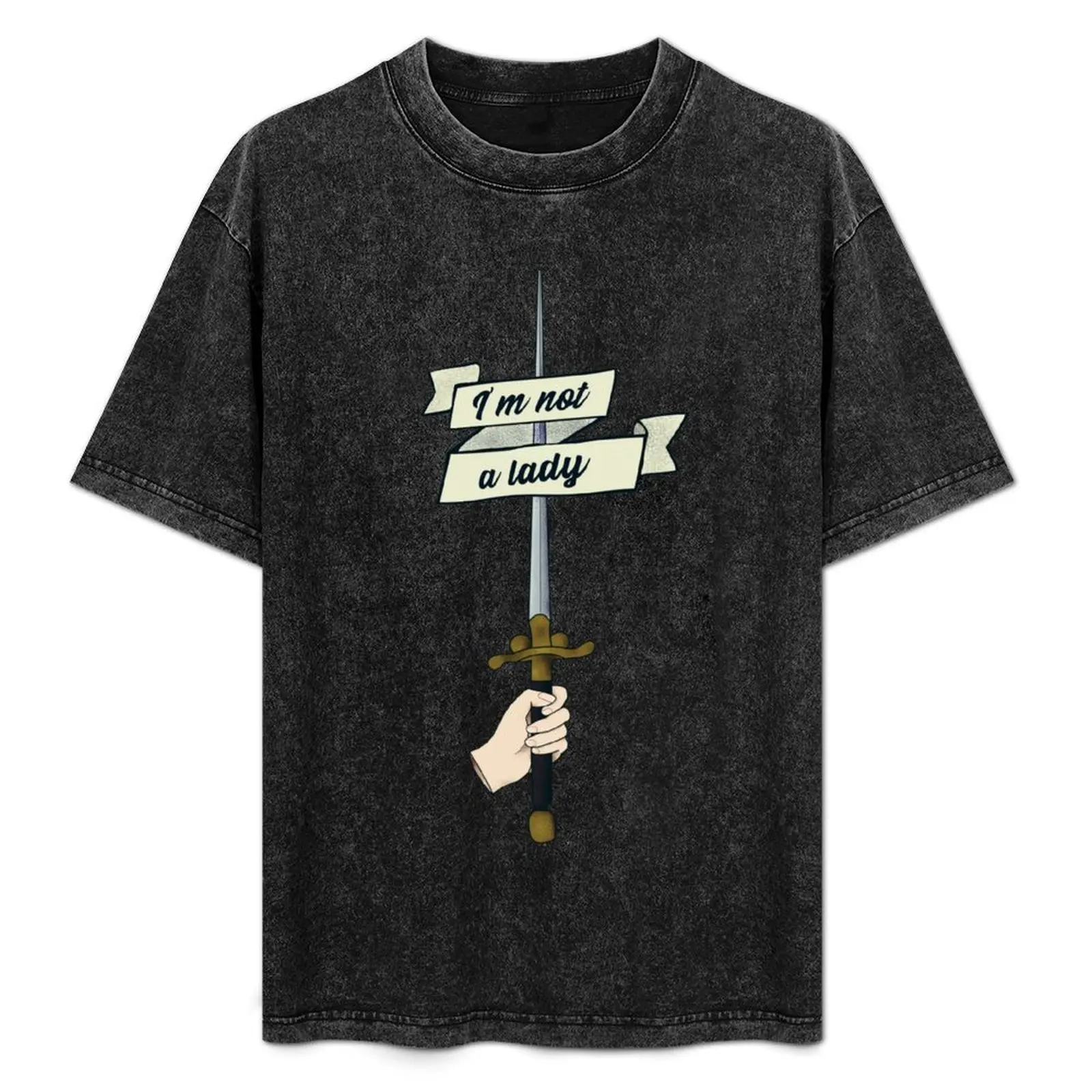 

Not a lady -Arya quote T-Shirt Breathable Mesh Panel T-Shirt