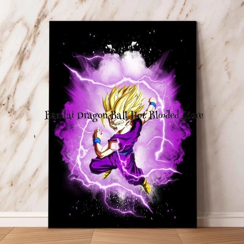 Canvas Painting Hot-blooded Classic Anime Dragon Ball Goku Vegeta HDPoster Picture Birthday Gifts Aesthetic Room Decor Painting