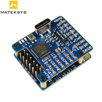 Matek Mateksys F411-WTE Flight Controller STM32F411 Built-in BEC 5V Output 2-6S ESC 90A Current Senor For FPV Fixed Wing Drone