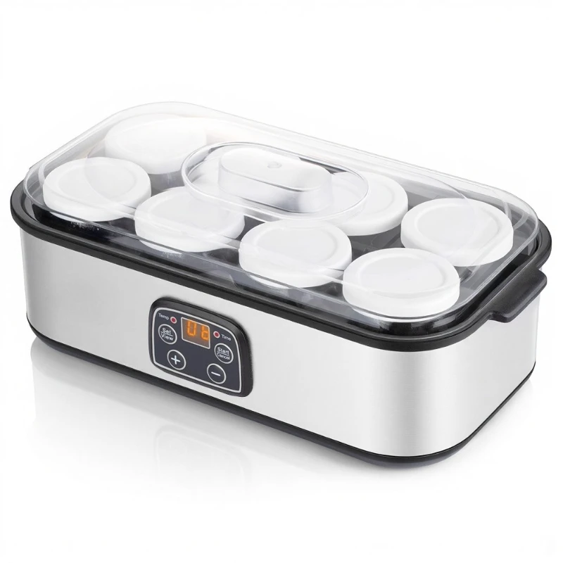 

European standard household yogurt machine, small automatic adjustable time intelligent homemade