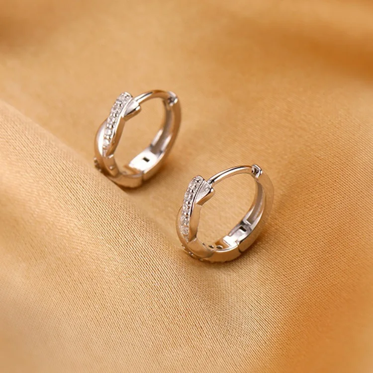 Fashion Twist Geometric Interwoven Earrings for Women