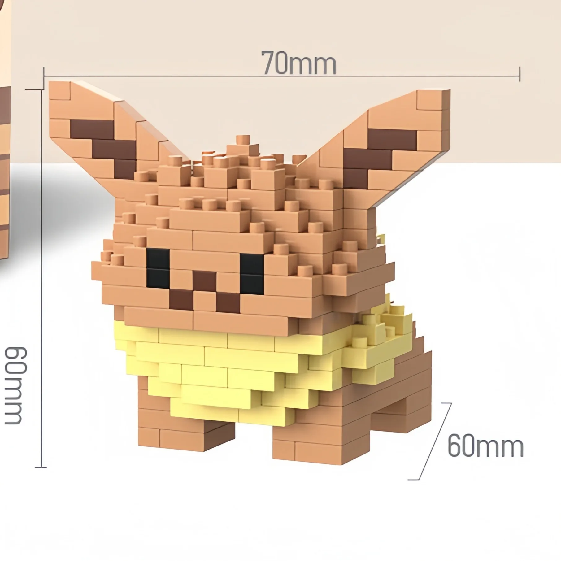 Pokemon Blöcke kleine Cartoon Mini Baustein Pikachu Charizard Eevee Mewtwo Anime montieren Action-Modell Puppen Jungen Spielzeug – Detail 6
