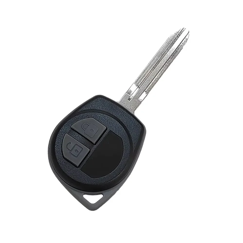 2 Buttons Replacement Remote Car Key Shell For Suzuki Grand Vitara SWIFT With Rubber Button Pad Fob HU133R/TOY43 Blade