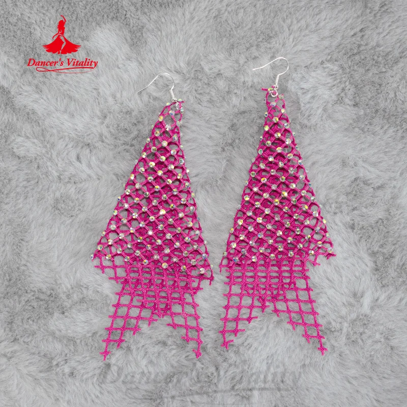 

Серьги BellyDance ModernDance, аксессуары для пожилых камней AB, аксессуары для соревнований по танцу живота