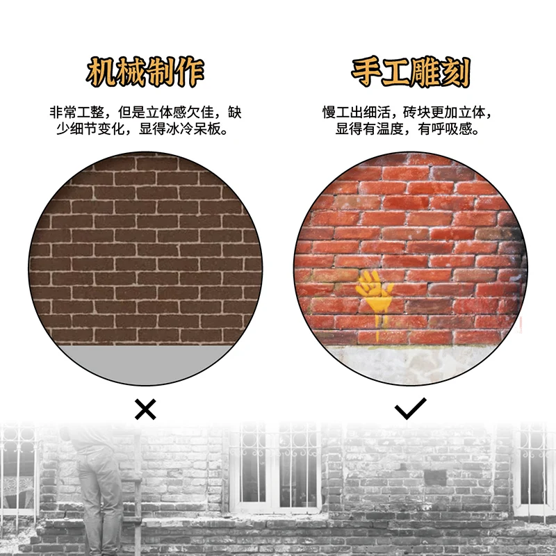 LIANG Model Tool 0227A Scene/Scene Brick Carving Knife Diy toys - Image 3