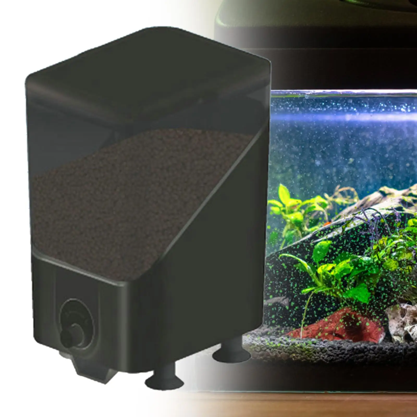 

Автоматическая кормушка для рыб, водонепроницаемая, прочная для аквариума, пруда с черепахой