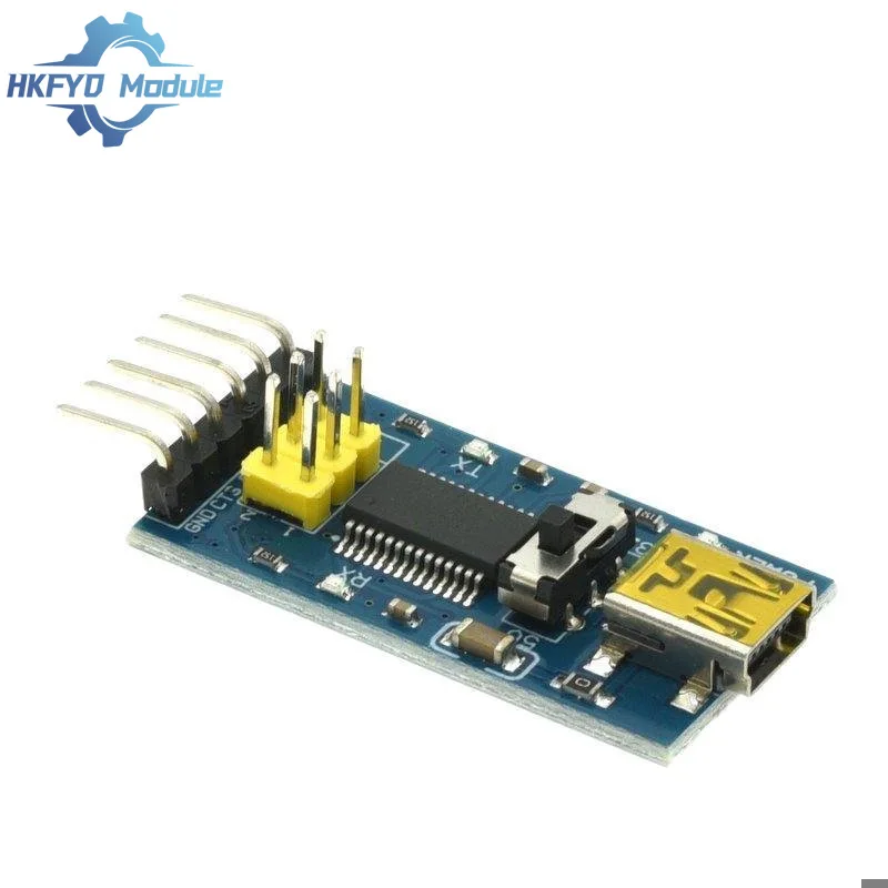 อะแดปเตอร์ FT232RL FTDI USB 3.3V 5.5V to TTL อนุกรมโมดูลอะแดปเตอร์ FT232 mini USB เป็น TTL 232