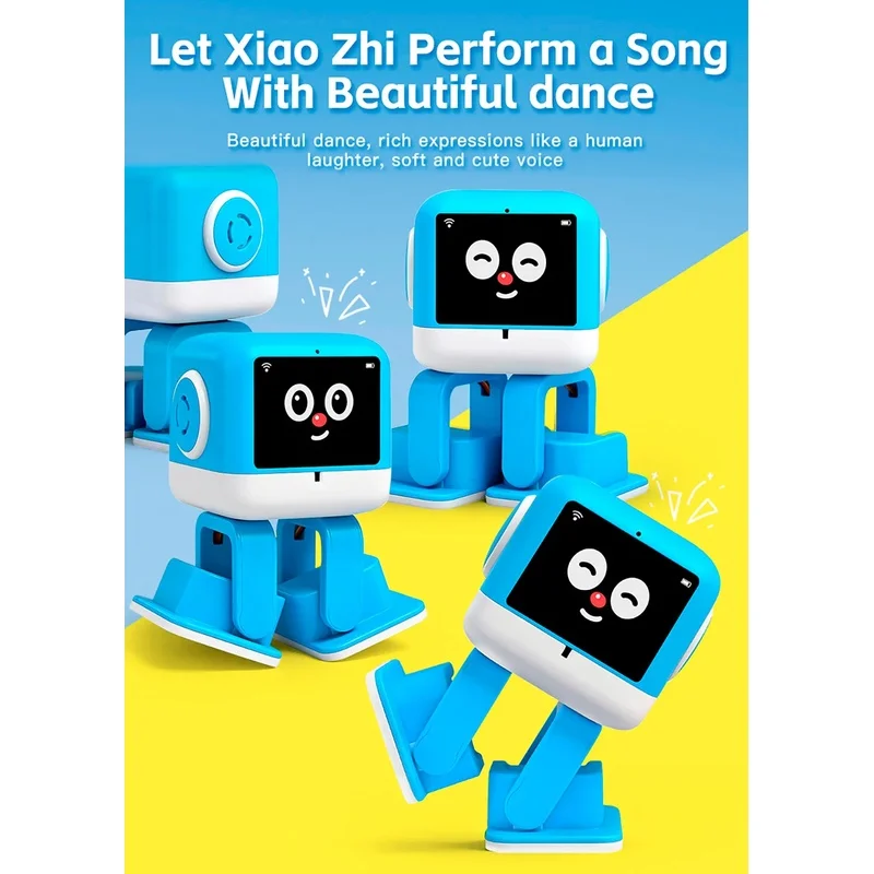 2026NEW Smart AI Robot Toy LCD Display Touch Interactive Educational Robot with Chat Dance Voice Control Kids Learning Companion view 2