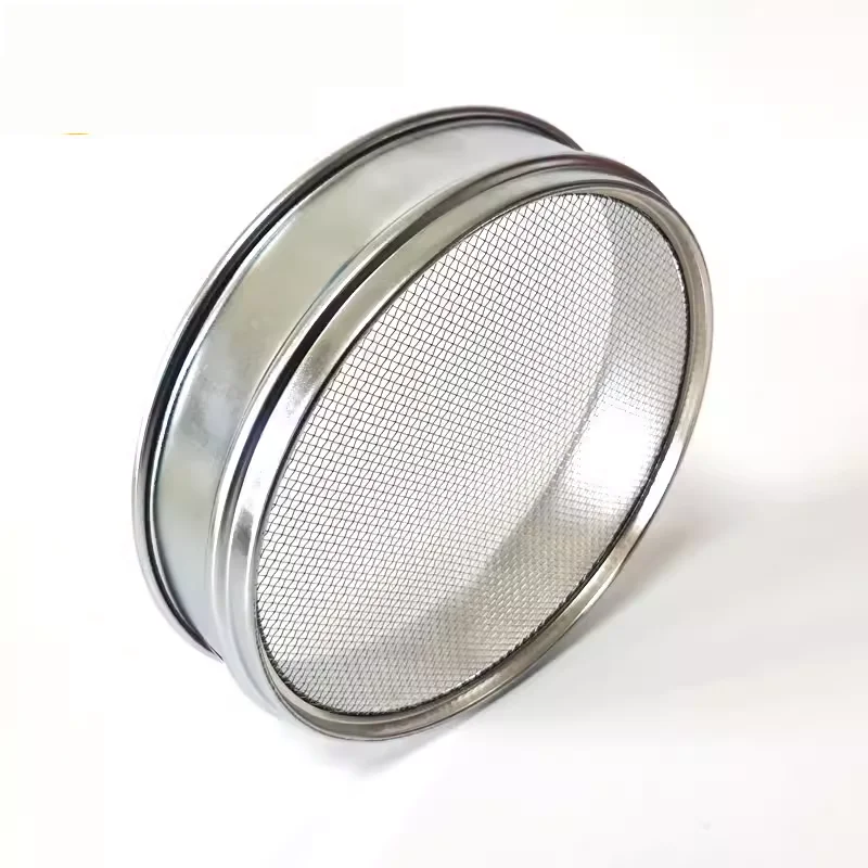 Dia 20cm From 8 mesh To 200mesh Stainless Steel Net Chroming Body Test Sieve Standard Test Sieve Laboratory sieve