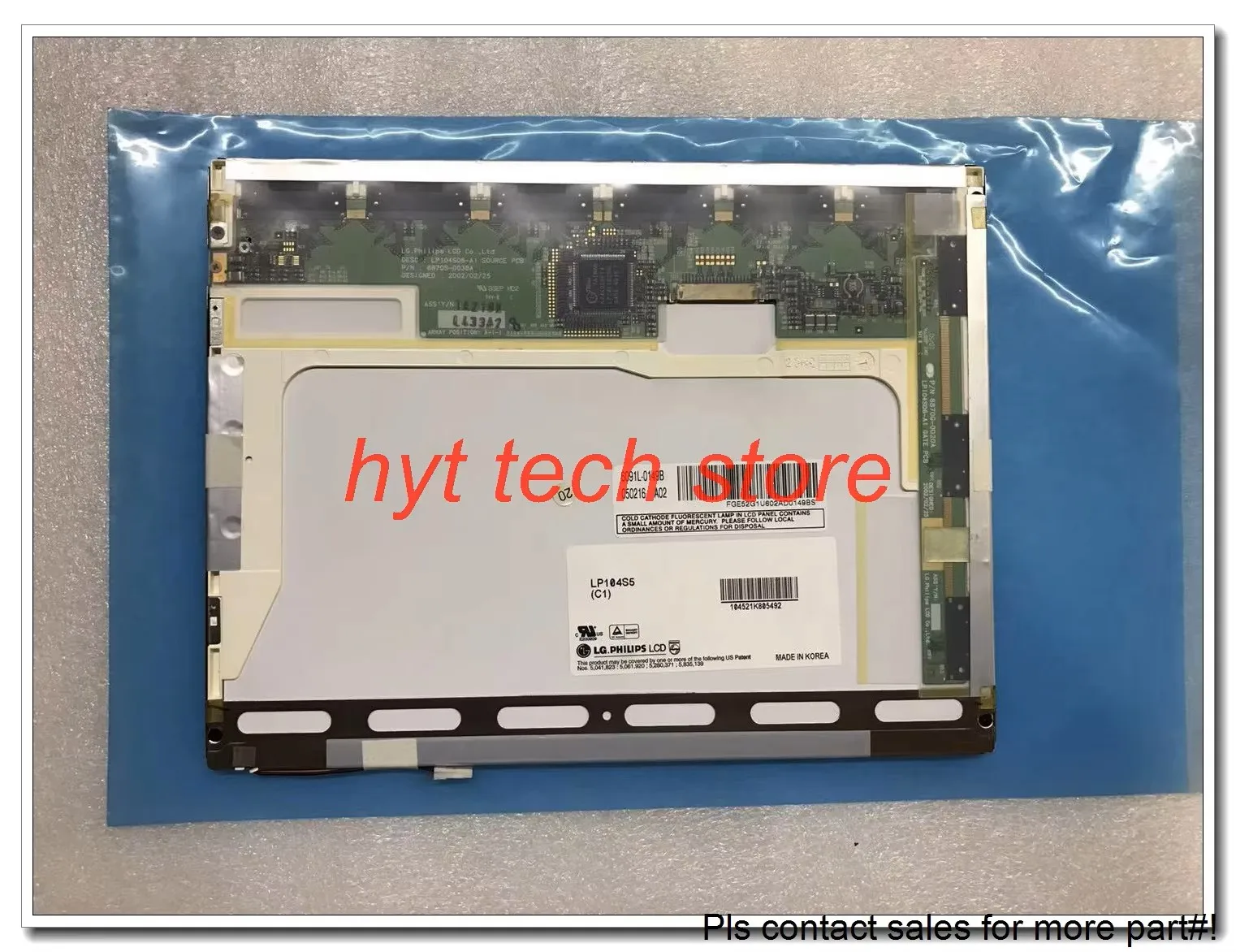 LP104S5  LP104S5-C1  10.4 INCH Industrial LCD, 100% tested before shipment
