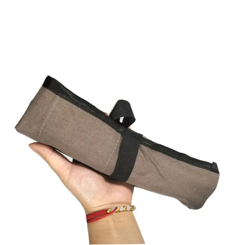 حقيبة أدوات متعددة الأغراض من قماش أكسفورد، جيوب متعددة، حقيبة أدوات شديدة التحمل، تصميم نشمر، منظم أدوات التصميم المعلق