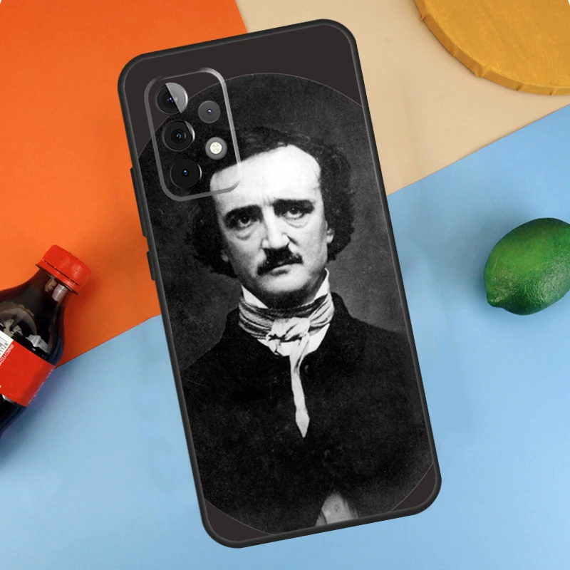 Edgar Allan Poe Phone Case For Samsung Galaxy A54 A34 A14 A13 A23 A33 A53 A73 A12 A22 A32 A52 A71 A51