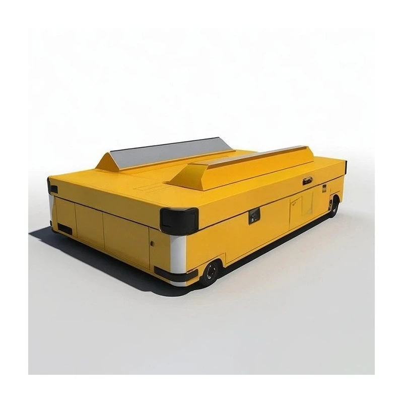 

Intelligent remote control AGV electric flat car trackless workshop transfer heavy material transportation