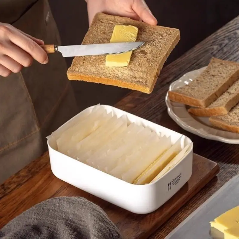 50/100/500 Stück Backpapier Pergament Antihaft-Quadrat-Patty-Papierbögen für Butter, Kekse, Kekse, Burgerpresse
