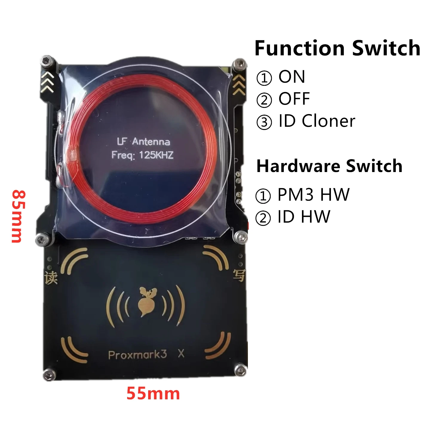 Promark3 X Bluetooth Version Develop Suit Kits with UID Magic Cards Built in Battery Supports Android NFC Phones