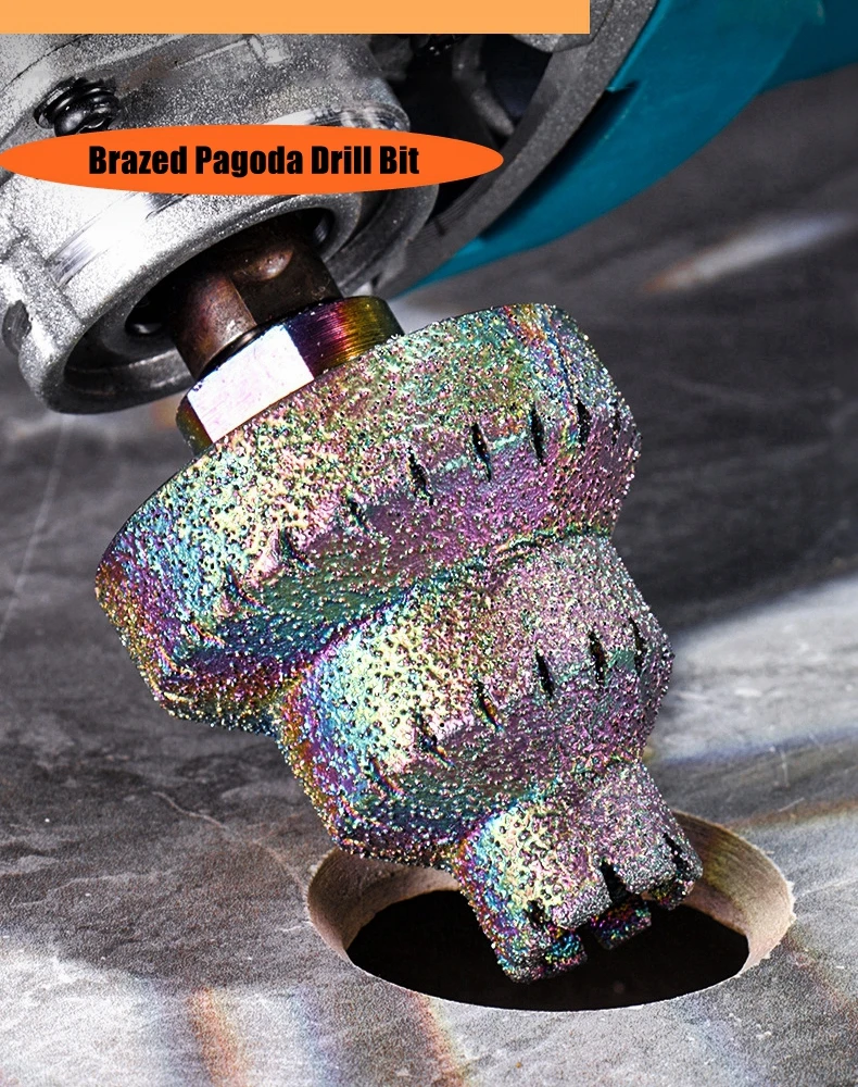 

M10 Diamond Chamfer Router Bits Hole Saw Milling Tile Cutter Marble Concrete Reamer Masonry Drilling Crowns Construction Tools