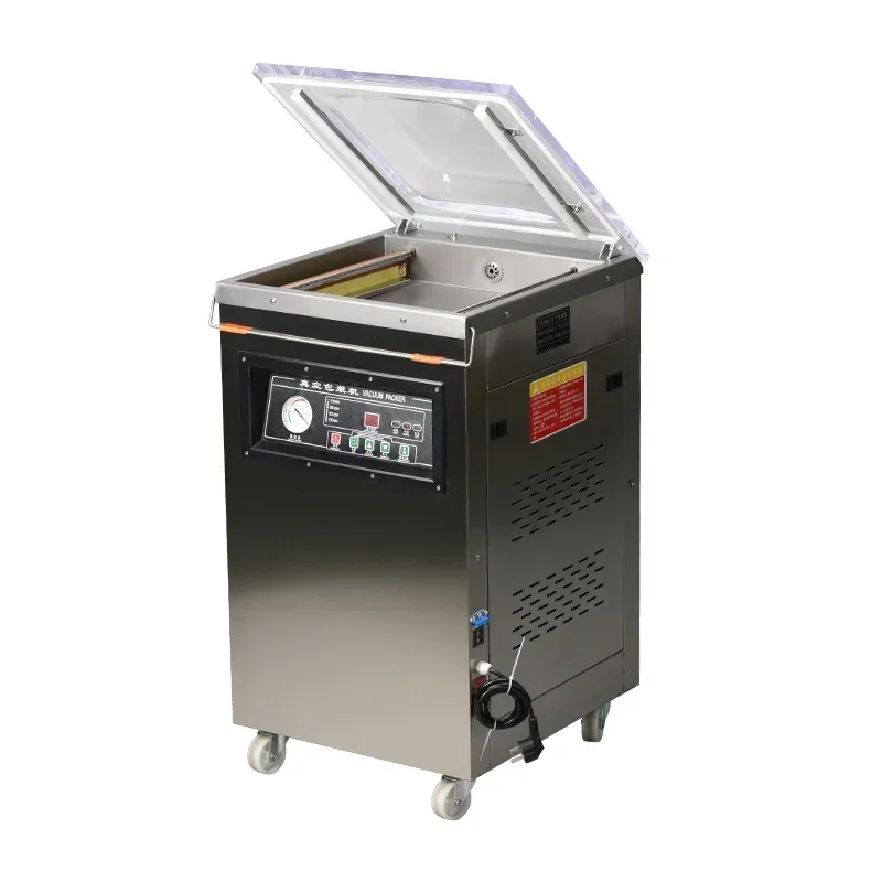 DZ-400 Single Chamber Vacuum Machine Food Vacuum Machine Automatic Vacuum Food Packaging Machine Commercial Large Desktop