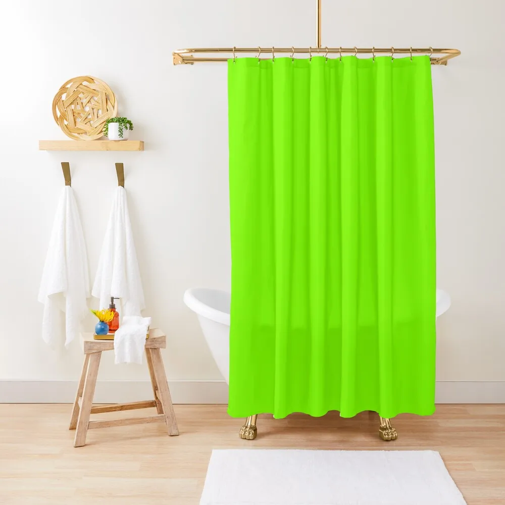 

UFO Green Shower Curtain Shower Waterproof Anti-Mold Waterproof Shower Curtain