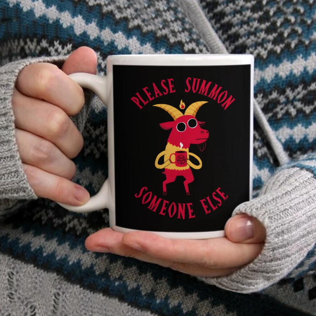 

Summon Someone ElseCoffee Mug Tea Cup 11oz Coffee Cup Funny Birthday Ceramic Mug Personalized Cup