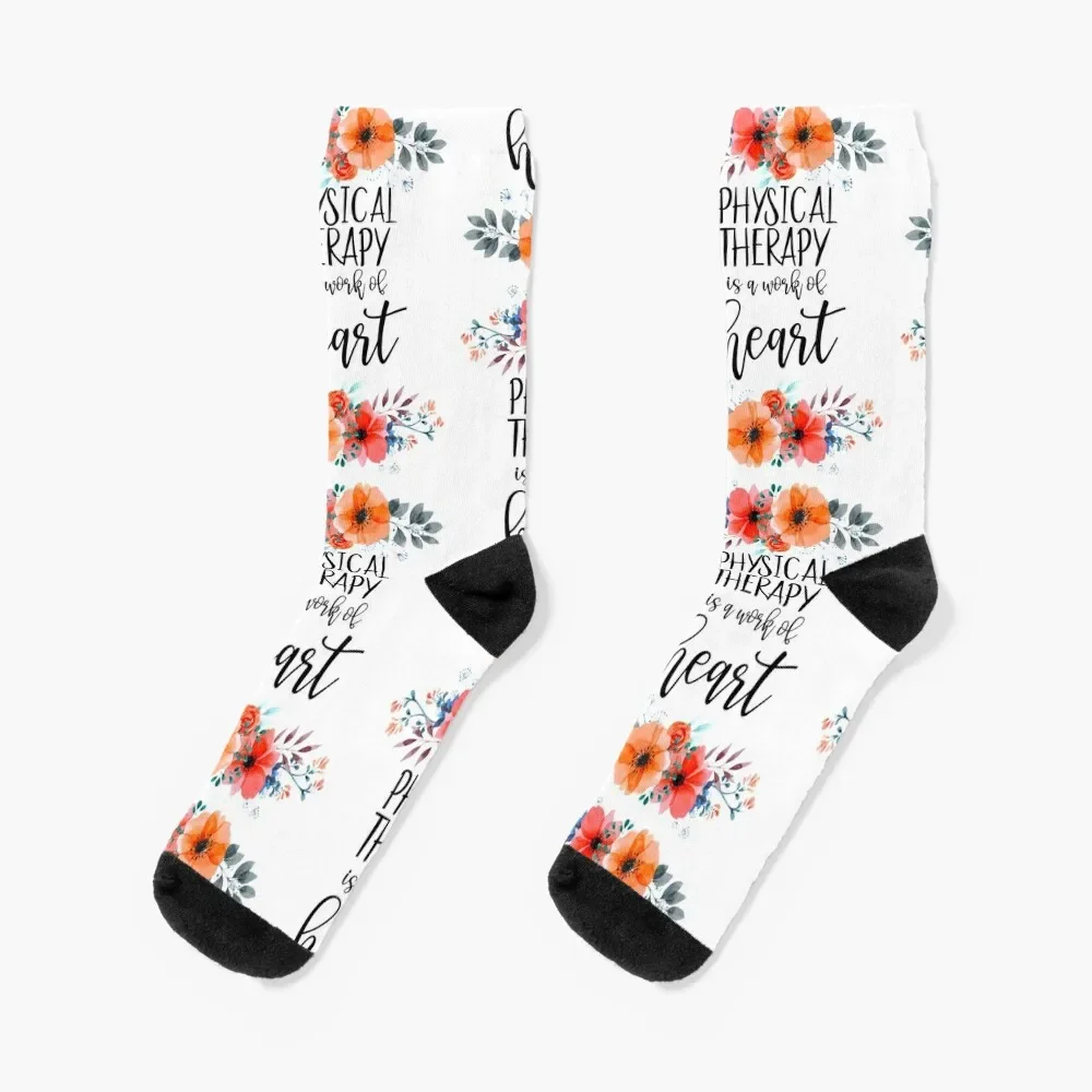 

Physical Therapy is a work of Heart Socks fashionable Men's Girl'S Socks Men's