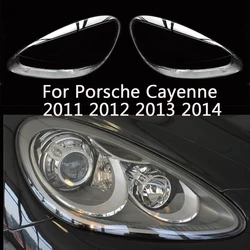 For Porsche Cayenne 2010 2011 2012 2013 2014 front Car Headlight Cover Lens Shell Lampcover Lampshade Headlamp housing